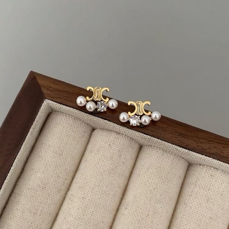 mini ce pearl - morning.earrings