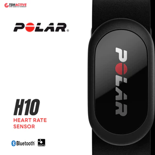 Polar H10 Heart Rate Sensor สายคาดอกวัดอัตราการเต้นหัวใจ Bluetooth ANT+ Built-in Memory (รับประกัน 1 ปี)
