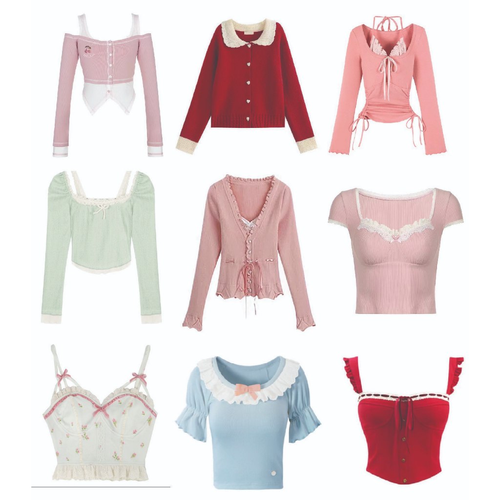 D-251 เสื้อสายเดี่ยว เสื้อครอป เที่ยวคาเฟ่ น่ารักผ้านิ่ม