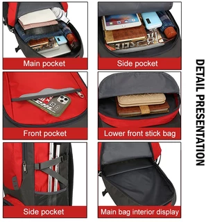 พร้อมส่ง กระเป๋าเป้สะพายหลัง กระเป๋า 60/85L เป้เดินทาง backpack กันน้ำ ใส่ของได้เยอะ สําหรับเดินทาง ตั้งแคมป์ เดินป่า