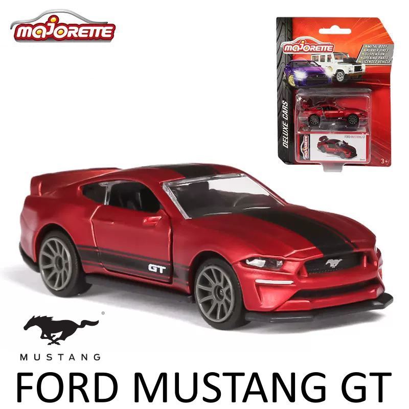 โมเดลรถเหล็ก majorette รุ่น FORD MUSTANG GT ลิขสิทธิ์แท้100% เปิด-ปิดประตูได้ MJSALES #