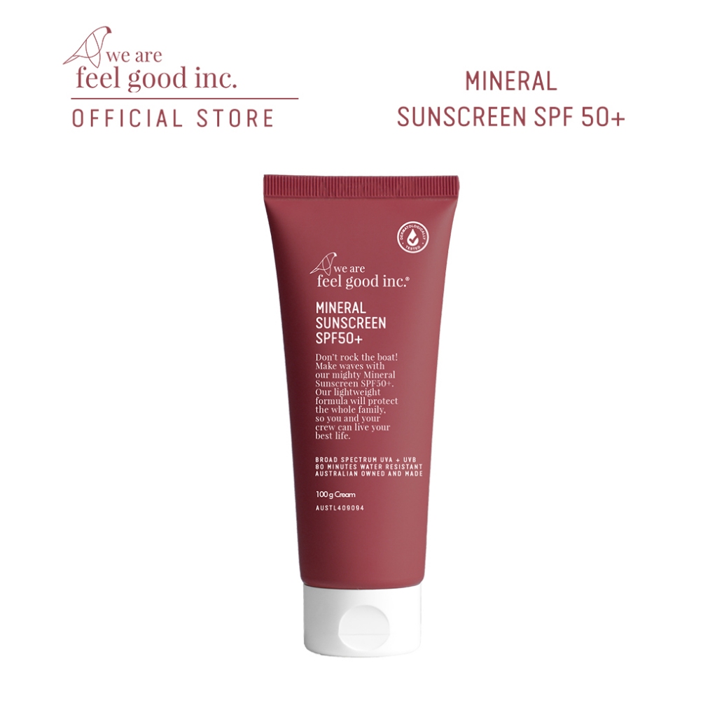 We Are Feel Good Inc. : Mineral Sunscreen SPF50+ มิเนอรัล ครีมกันแดด SPF50+