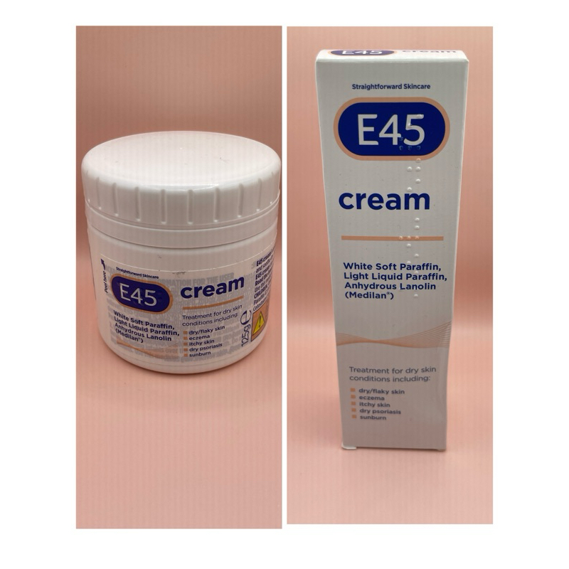 💙แท้💯%จากอังกฤษ🇬🇧E45 ครีมยอดนิยมสำหรับผิวแห้ง⭐️ มี 2 ขนาดให้เลือก