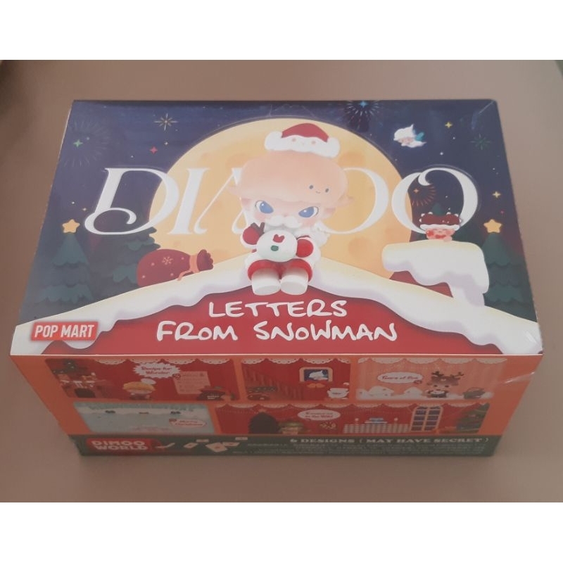 (พร้อมส่ง-ยกกล่อง) Dimoo X'Mas Letters From Snowman Series Blind Box - Christmas Set