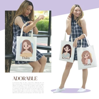 กระเป๋าผ้า ถุงผ้า เติมชื่อได้ Name Bags Collection Wendy
