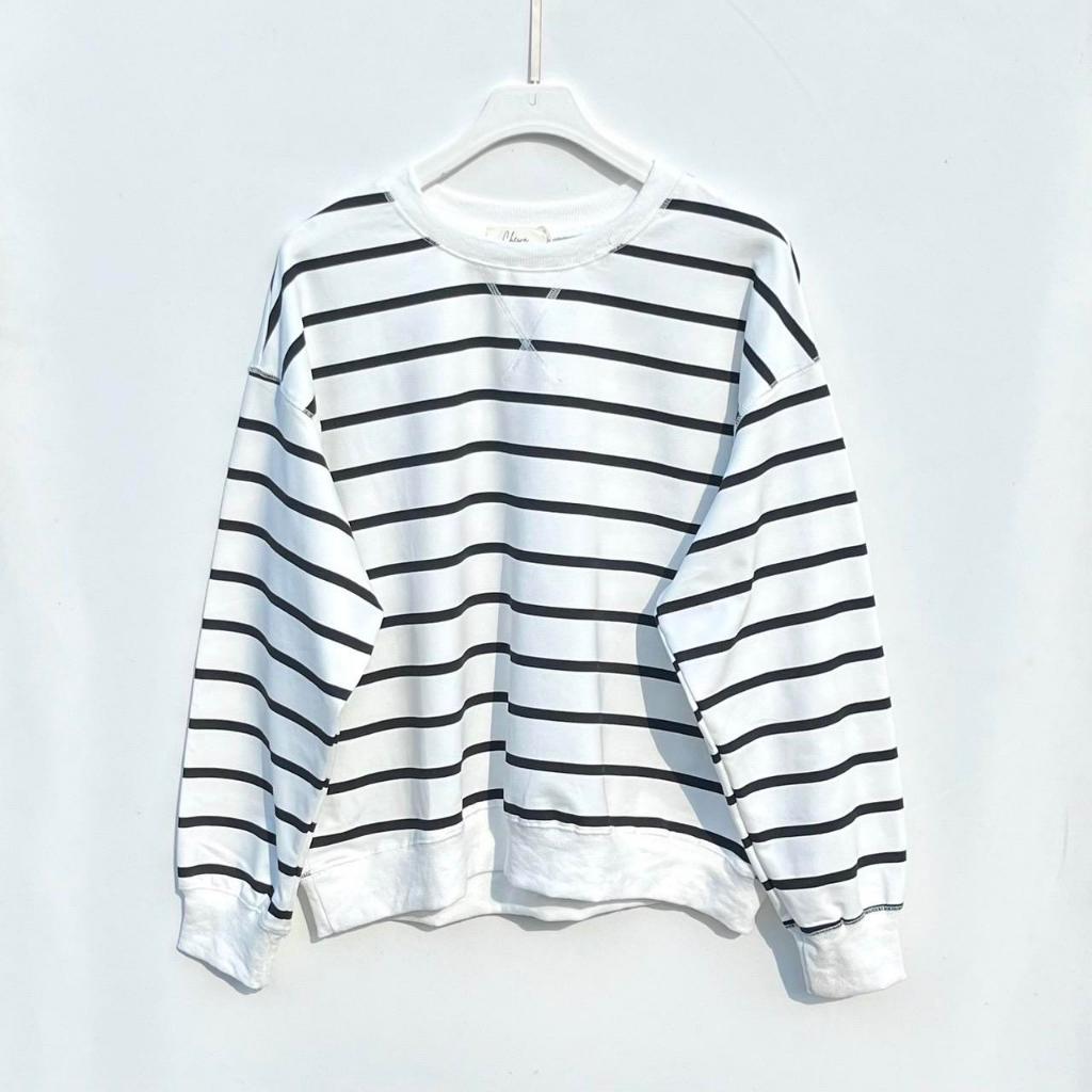 chewaonlinestore -เสื้อแขนยาวลายทาง - 8142