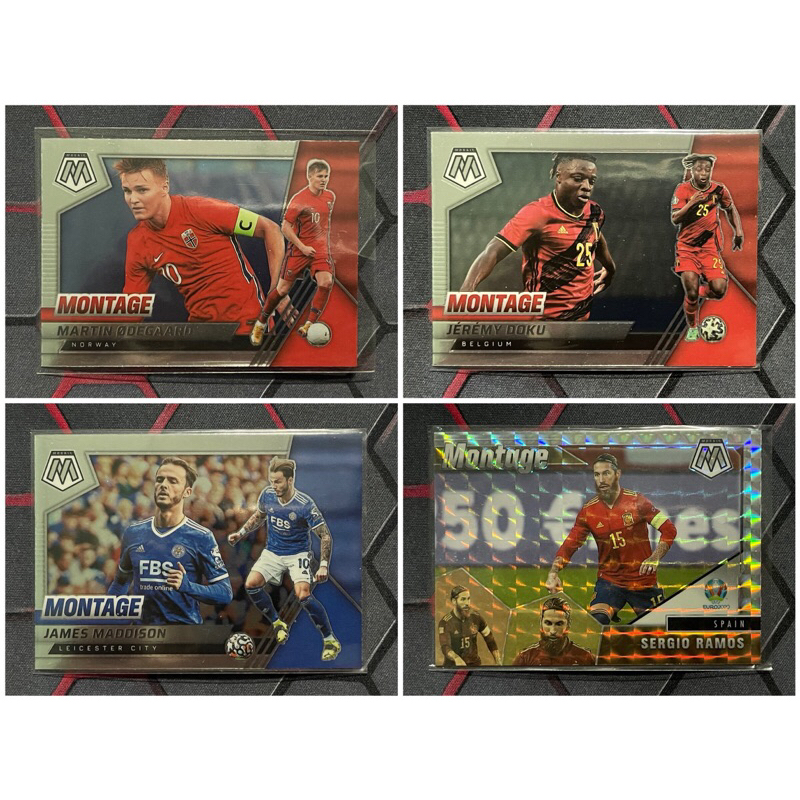 การ์ดฟุตบอล Montage 2021-22 Panini Mosaic