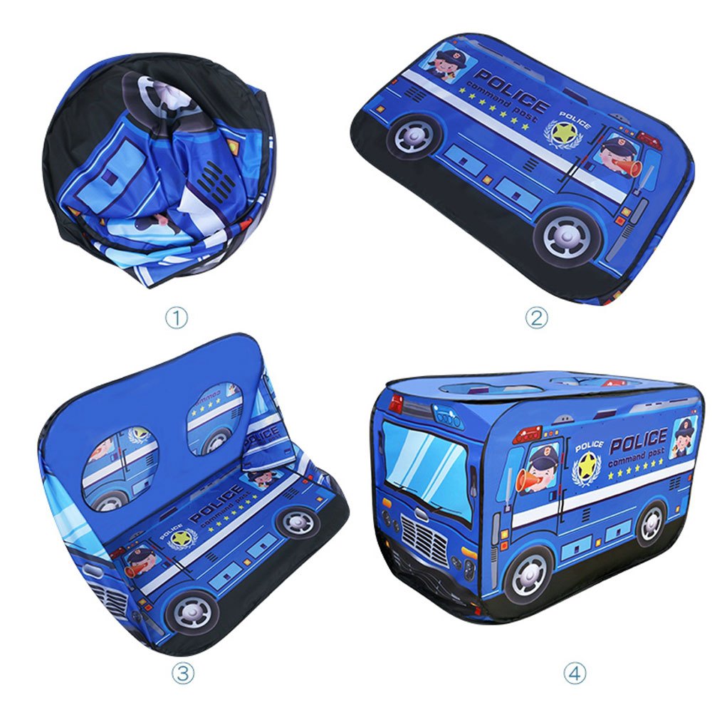 ERORO เต็นท์บ้านบอล สำหรับเด็กเล็ก พับเก็บได้ เต็นท์รถหรรษา - รูปที่ 4