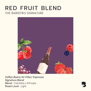 เมล็ดกาแฟ คั่วอ่อน - Red Fruit Blend The Baristro Signature