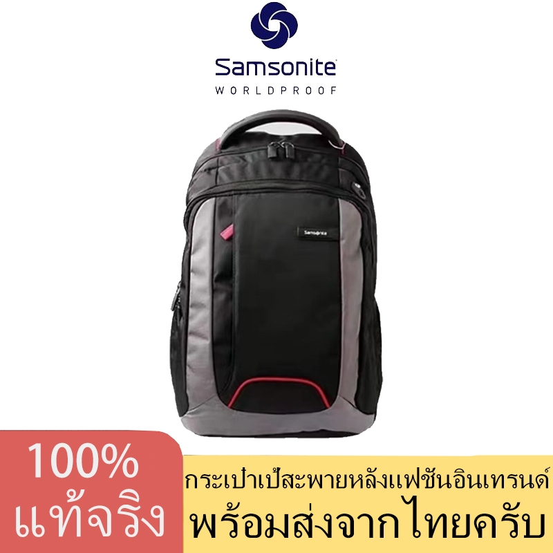 พร้อมที่จะส่งมอบจากกรุงเทพฯ ของแท้ 100% Samsonite 664 Travel bag fashion backpack