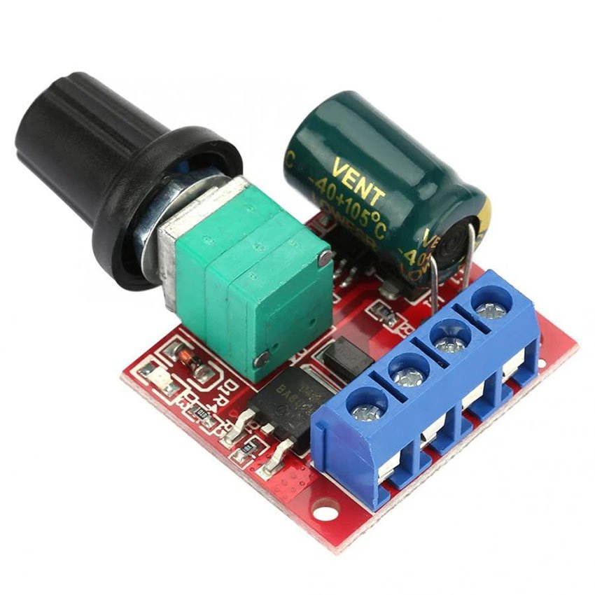 ร้านคนไทย!  เครื่องควบคุมความเร็ว PWM DC ดิมเมอร์ 4.5V-35v ปรับความเร็วมอเตอร์ dc ราคา ถูกที่สุด ดีลบีเคเค แกลเลอรีภาพที่ 3