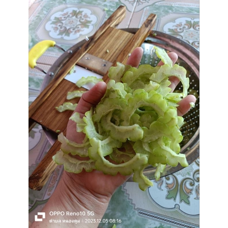 มีดสไลด์แบบเรียบ 6.5 ซม. 3 ใบมีด สไลด์หน่อไม้ เผือก กล้วย มันเทศ มันฝรั่ง