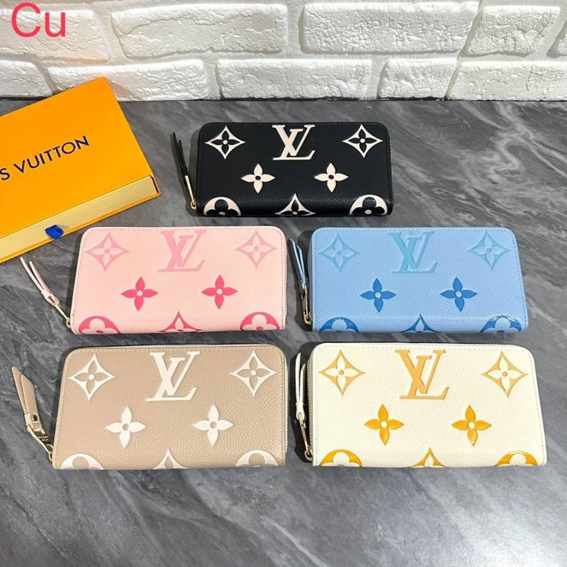 wallet women กระเป๋าตังค์ผู้ หญิงแบบยาวและสั้น ด้านในมีหลายลิ้นชัก สินค้าสวยตรงปกพร้อมอุปกรณ์ครบกล่อง+ถุงผ้า