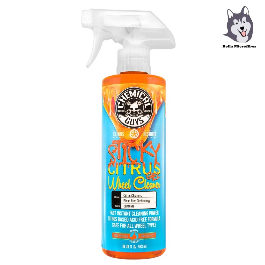 Chemical Guys Sticky Citrus Wheel Cleaner Gel 16 ออนซ์ (ขวดจริง)