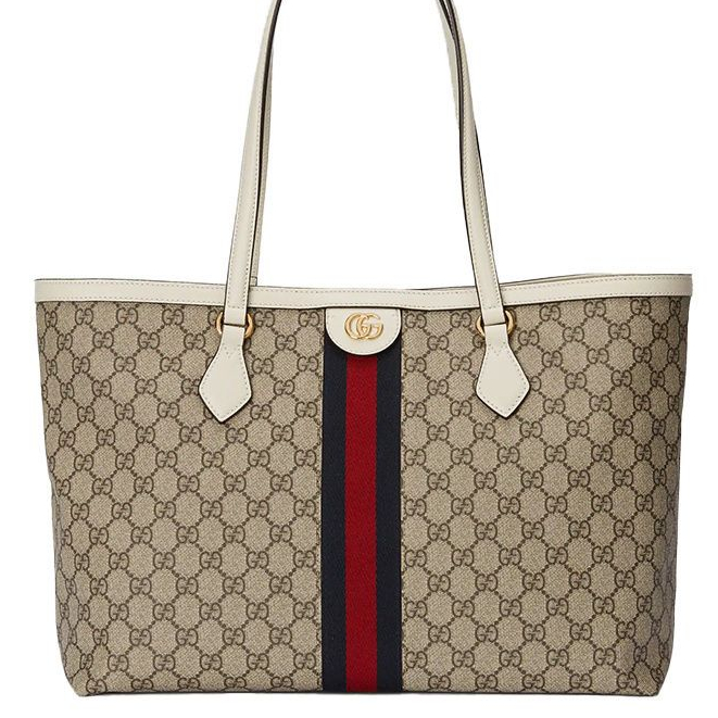 Gucci/Ophidia Series/กระเป๋าถือ/กระเป๋าสะพาย/631685/Medium/Tote Bag/แท้ 100%