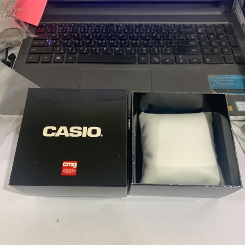 กล่องใส่นาฬิกา Casioสีดำ CMG พร้อมหมอน