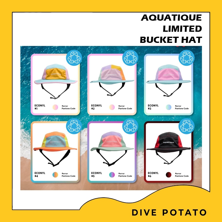 Aquatique Limited Bucket Hat หมวกกันแดด หมวกกันUV หมวกดำน้ำ
