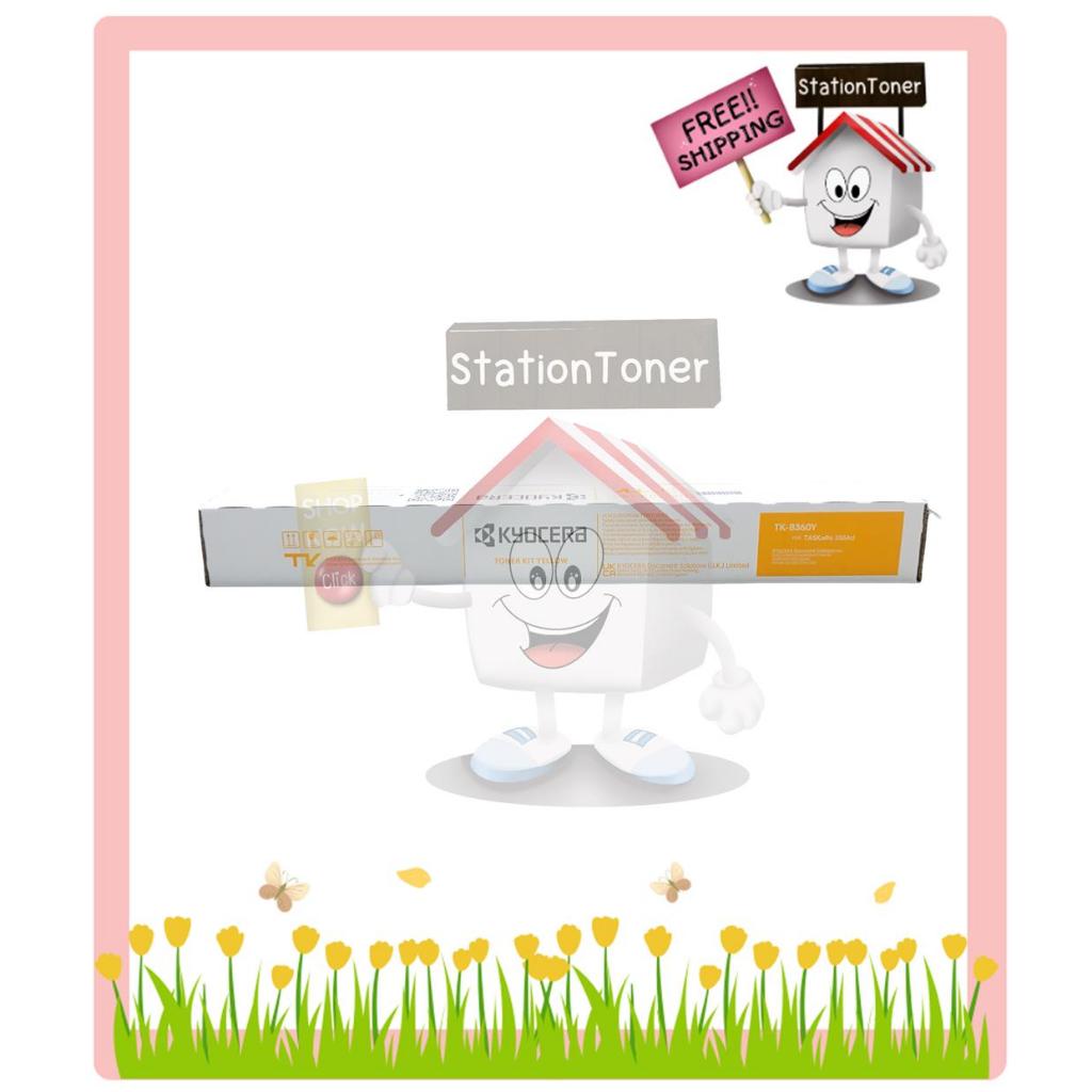 [Original] Kyocera Toner TK-8360 Y หมึกเครื่องถ่ายเอกสารเคียวเซร่า For Kyocera TASKalfa 2554ci