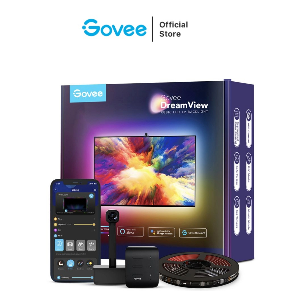 ไฟตกแต่งโทรทัศน์ Govee Dreamview (T1) TV Strip Lights for (55 - 65) TVs