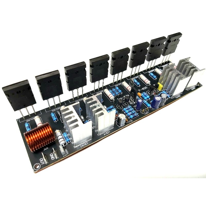 P-600 ใช้ 2SC5200  2SA1943 (TOSHIBA แท้ ) เพาเวอร์แอมป์ เครื่องเสียง ขยายเสียง