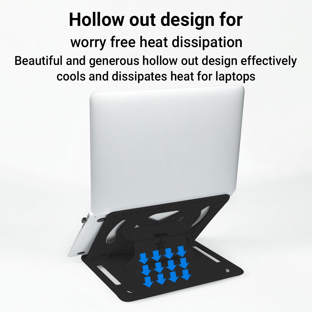 ที่วางโน๊ตบุ๊ค ที่ยึดคอมพิวเตอร์ ไอแพด โทรศัพท์ Portable Folding Stand Laptop Table ปรับความสูงได้