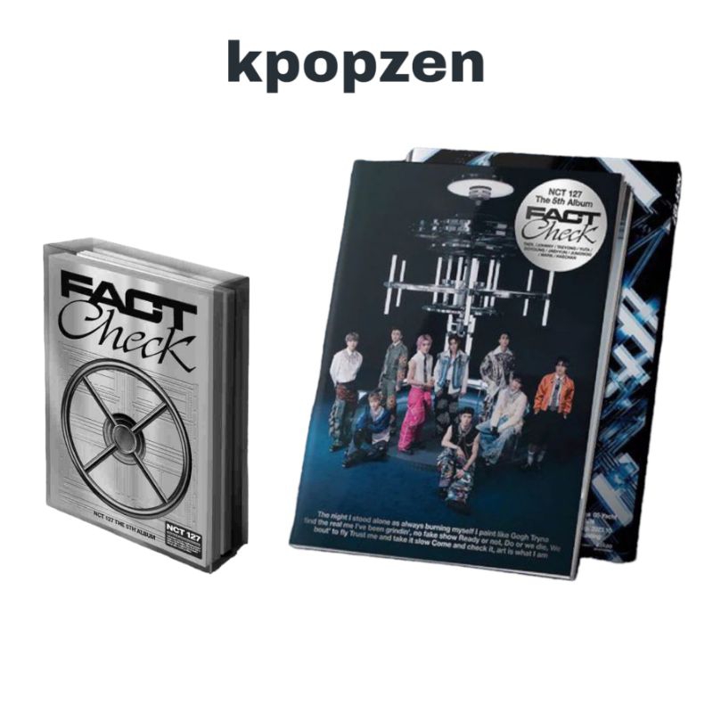 พร้อมส่ง อัลบั้มไซน์ album NCT127 Fact Check chandelier/Storage ver. ไม่แกะซีล ไม่ได้การ์ดเบเน