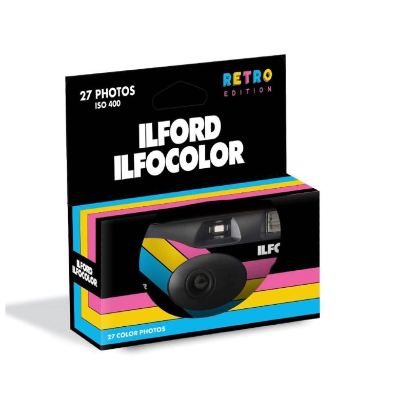 กล้องฟิล์ม Ilford Ilfocolor Rapid Retro Edition, Single Use Film Camera, 27 Exposure, 400 ISO