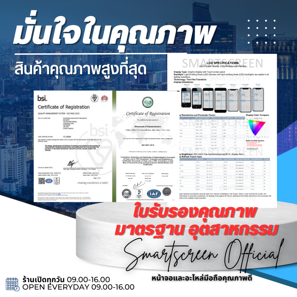 🔥ส่งไว/แถมครบจบที่เดียว🔥หน้าจอสมาร์ทโฟน i5/i5S/i6/i6S/i6P/i6SP/i7/i7P/i8/i8P งานดี ส่งไว(แถมอุปกรณ์) - รูปที่ 3