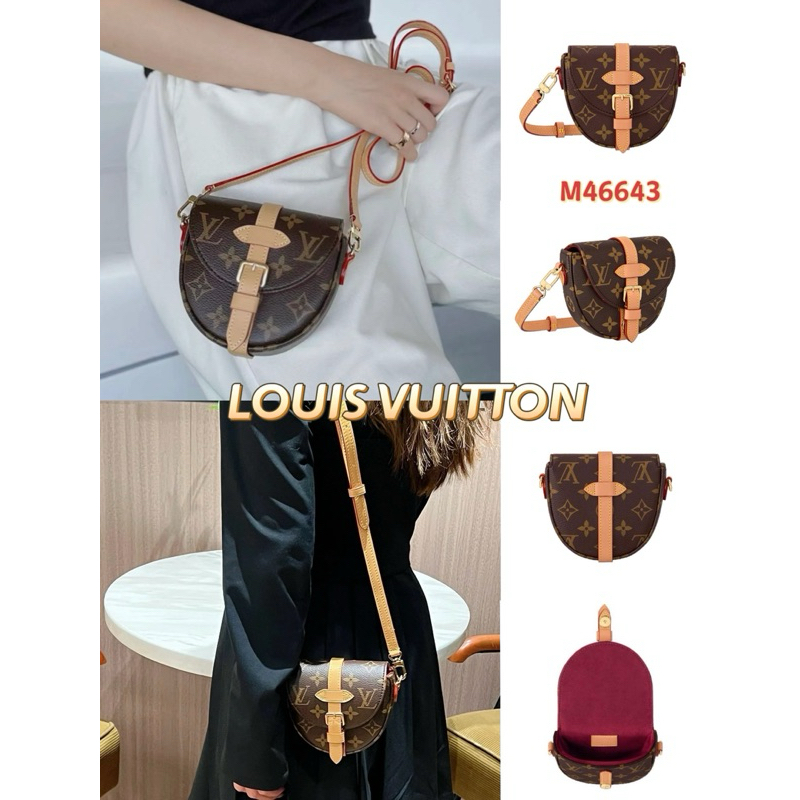 🔥 100% ของแท้ LOUIS VUITTON / LV MICRO CHANTILLY กระเป๋าถือกระเป๋าสะพายข้างเดียว M46643 ✨