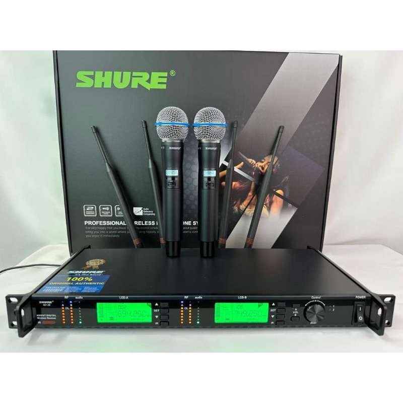 ส่งด่วน!! ไมค์ลอยใหม่ SHURE รุ่น AD12D หัวBata58 เสียงดีมากจริงๆ ราคาถูก คลื่นใหม่