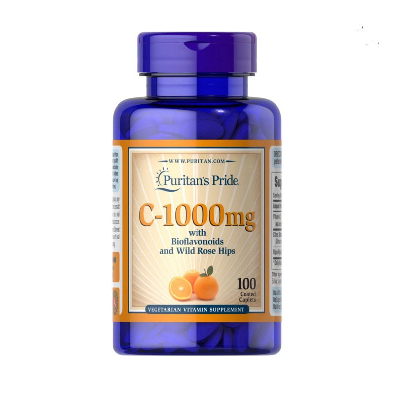 (พร้อมส่ง)วิตามินซี C-1000mg -1500mg จาก Puritan' Pride exp. 07/27
