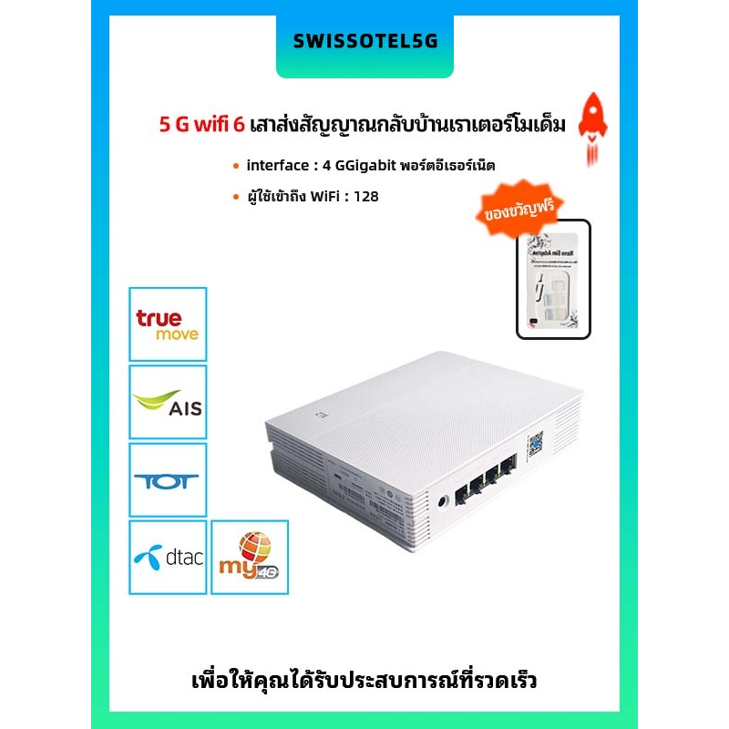 เราน์เตอร์ ZTE 5G Full Netcom CPE MC888S  สําหรับใช้ในครัวเรือน