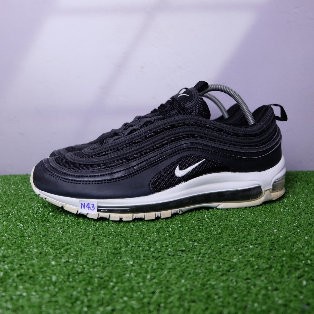 (44/28 cm) Nike Air Max 97 Black White ไนกี้มือ2ของแท้💯 รองเท้าผ้าใบผู้ชาย
