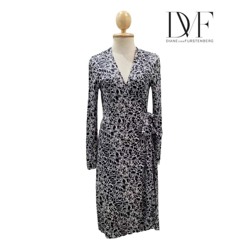 1980's Diane Von Furstenberg Silk Wrap Dress