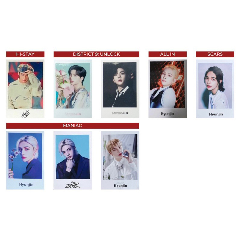 พร้อมส่ง - Hyunjin Japan Merch