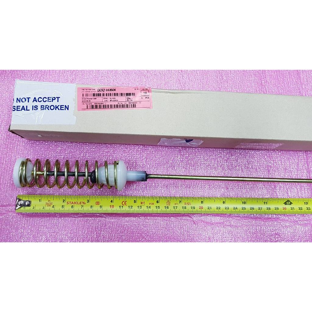 ใหม่ แท้ เบิกศูนย์ โช๊ค เครื่องซักผ้าซัมซุง รุ่น WA21J7700GP/ST พาร์ท DC97-16350L (1 ชุด ใช้ 4 ต้น)