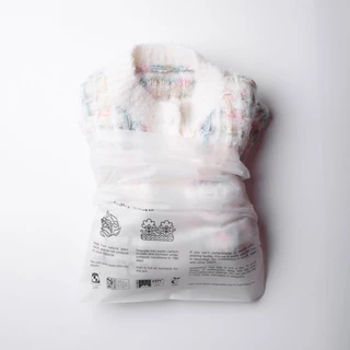 ซองฝากาวแบบขุ่นย่อยสลายได้ biocompostable bag (50 ใบและ100ใบ/แพ็ค) แบบมีลาย gco01