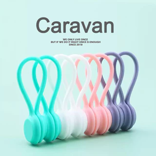 Caravan Crew Wire Organizer ที่จัดระเบียบสายแบบแม่เหล็ก สายชาร์จและสายหูฟัง