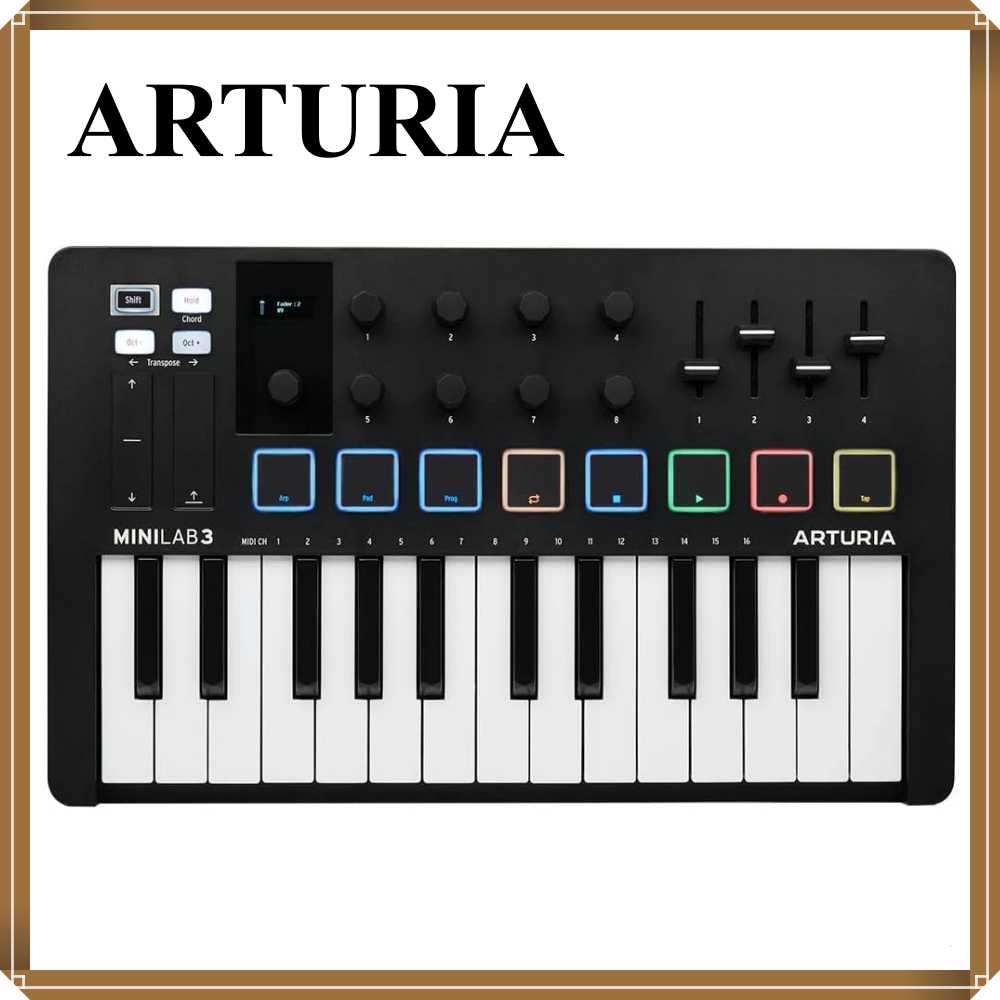 ARTURIA MIDI Keyboard Controller MiniLab 3 BK Black [ส่งตรงจากญี่ปุ่น]
