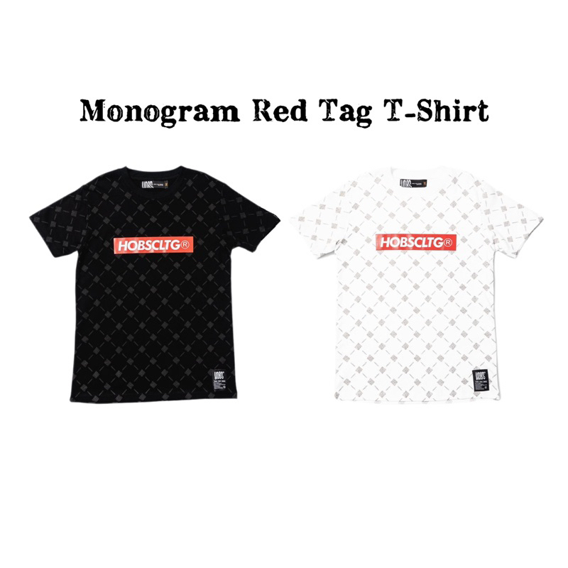 **ส่งฟรี** เสื้อ Hobs | Monogram Red Tag | T-Shirt