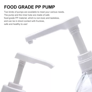 ขวดกดน้ำเชื่อม ขวดแก้วปั้มน้ำเชื่อม 1100ml ขวดพลาสติกปั้มน้ำเชื่อม 1600ml[MANCAFE]