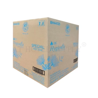 กระดาษเช็ดมือ แบบแผ่น ยี่ห้อบีเจซี สเปเชียล2ชั้น 250แผ่น*24(ยกลัง) BJC HYGIENIST SPECIAL