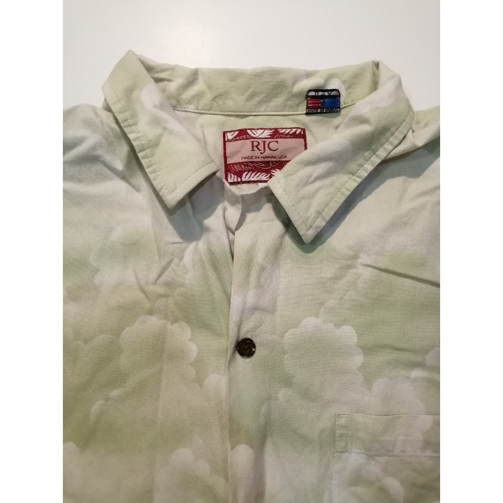 0045 เสื้อฮาวายแขนสั้น Hawaii Short Shirt ยี่ห้อ RJC size 2XL