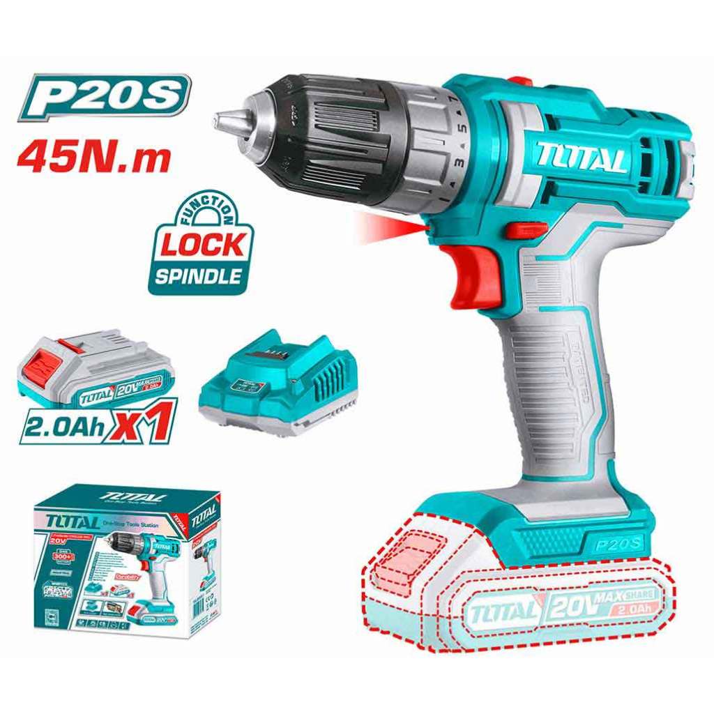 TOTAL สว่านไร้สาย รุ่น TDLI200518
