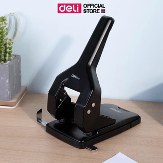 Deli 0160 Heavy Duty Punch เครื่องเจาะรูกระดาษ 60 แผ่น รุ่นประหยัดแรง ตุ๊ดตู่ เครื่องเจาะ เครื่องเจาะกระดาาษ