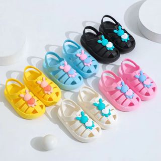 พร้อมส่งในไทย !! รองเท้ารัดส้นเด็กผู้หญิง แตะแฟชั่นเด็ก รองเ…