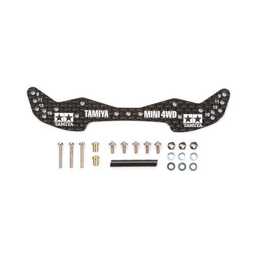 แบทแมนคาบอน Tamiya 15498 - HG Carbon Wide Front Plate (1.5mm) ของแท้100%