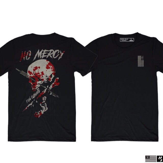 [ขายดีมาก] มี 2 สี MSPEC GEAR T-Shirt ลาย No Mercy เสื้อยืด พิมพ์ระบบDTG ทันสมัยไม่ร้อนไม่หนา ใส่สบาย ของแท้100%