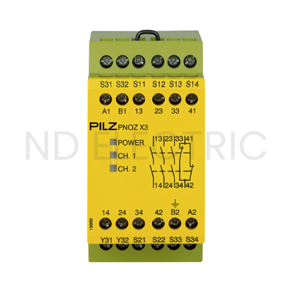 Pilz PNOZ X3 230VAC 24VDC 3n/o 1n/c 1so (774318)