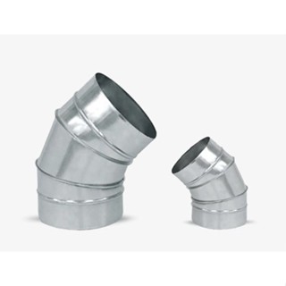 ข้องอสังกะสี 45 องศา 4 / 6 / 8 / 10 / 12 นิ้ว ข้องอ ท่อสังกะ…